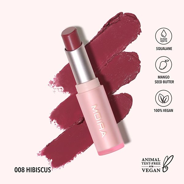 Moira Signature Lipstick 008 Hibiscus