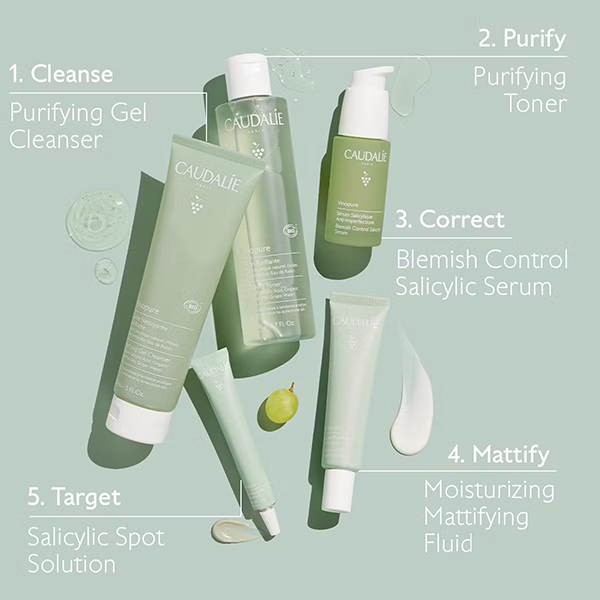 Caudalíe Vinopure Gel Limpiador Purificante Poros 150mL