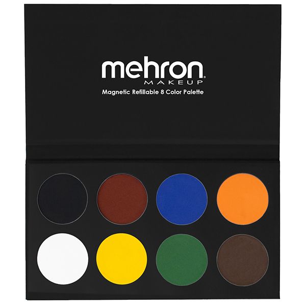 Paleta básica de 8 colores Mehron Paradise Makeup AQ