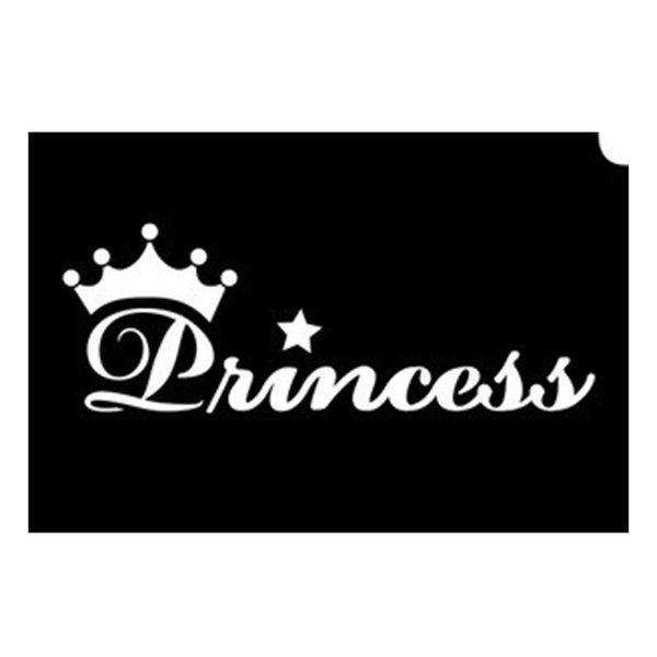 Plantillas Glittertattoo Crown Princess (pack de 5)