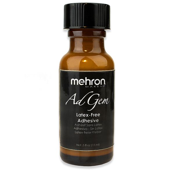 Mehron Adgem - Adhesivo sin látex 15ml