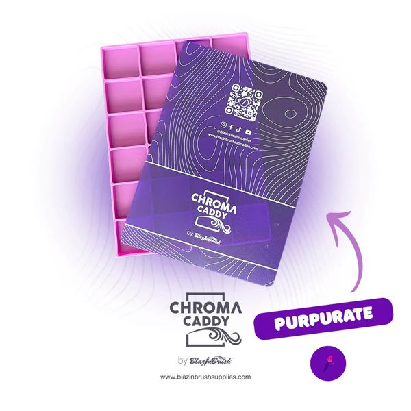 Blazin Brush - 24 Slot Silicone Insert | Chroma Caddy - Purpurate