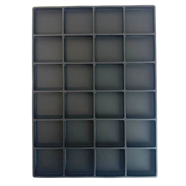 Blazin Brush - 24 Slot Silicone Insert | Chroma Caddy - Onyx