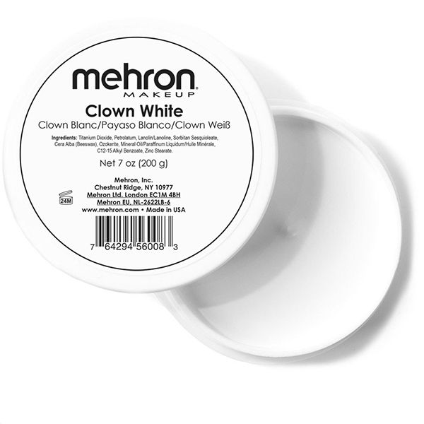 Mehron Payaso Blanco 200gr