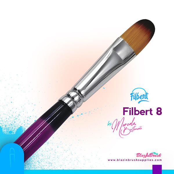 Marcela Bustamante Cepillo Blazin Filbert 8 