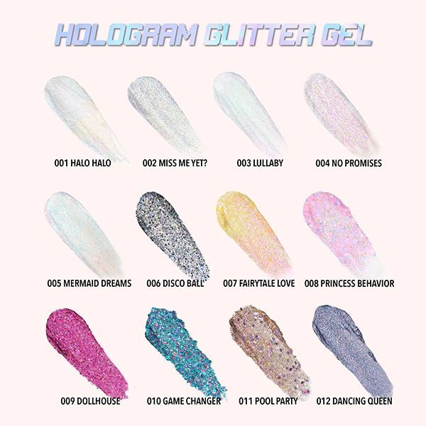 Moira Holograma Purpurina Gel 