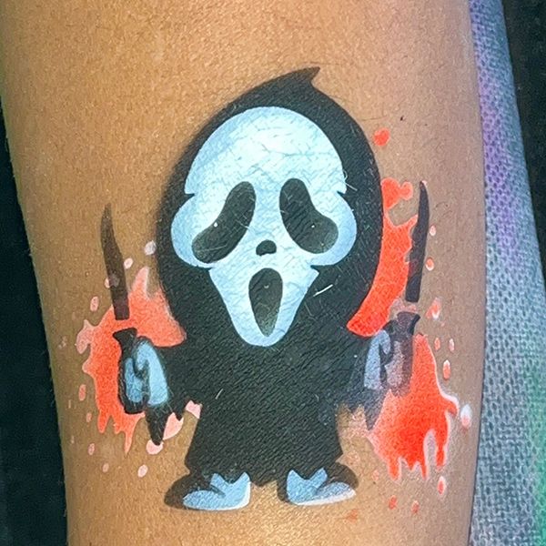 oOh Body Art Plantilla Cara Fantasma