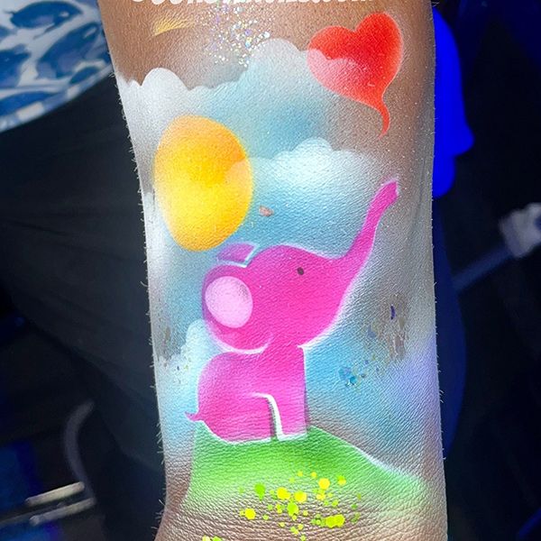 oOh Body Art Plantilla Elefante Bebé
