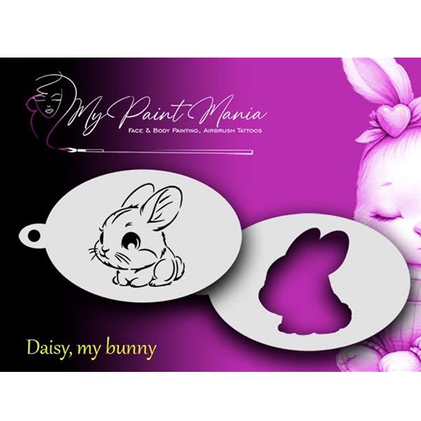 Plantilla para pintar caras Daisy, mi conejita