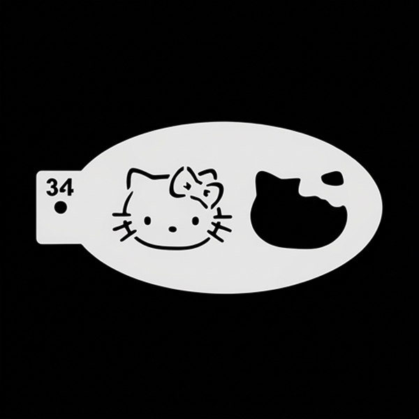 Hello Kitty Stencil