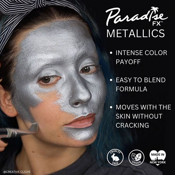 Paradise Makeup AQ Paleta 8 Colores Metalizados