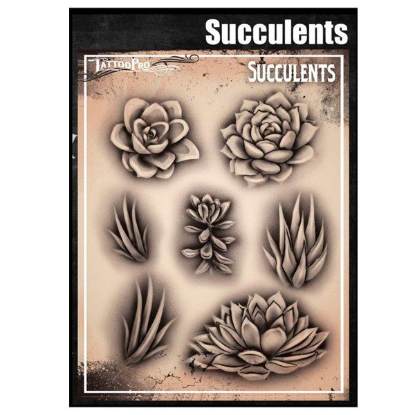 Suculentas Wiser Airbrush Tattoo