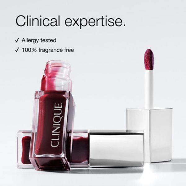 Clinique Pop Aceite para Labios y Mejillas Nude Honey