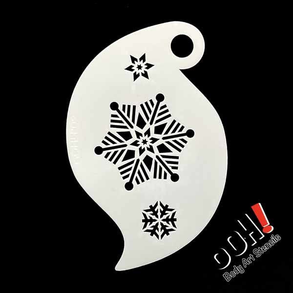 oOh Body Art Copo de Nieve Tormenta Plantilla R08