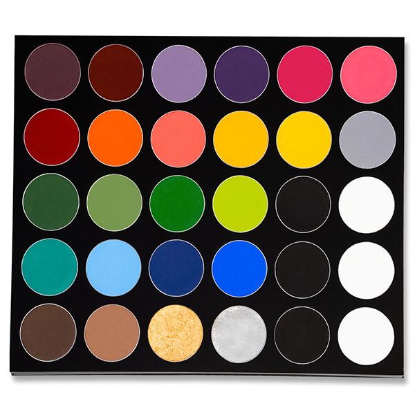 Paleta de 30 colores Mehron Make Up AQ