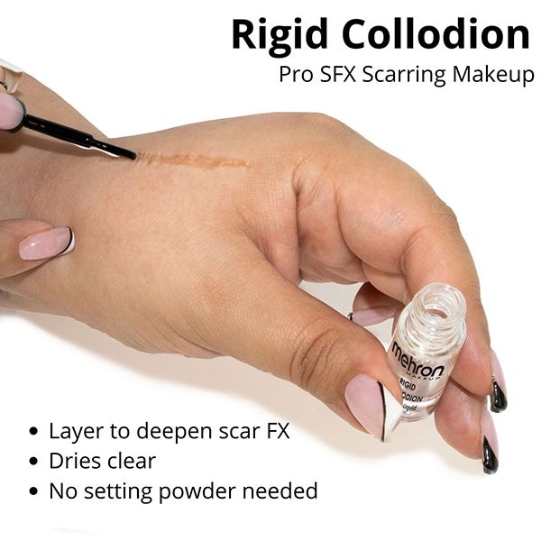 Colodión rígido Mehron / Líquido cicatrizante 4ml