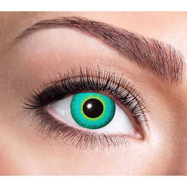 Lentes de colores de brujería