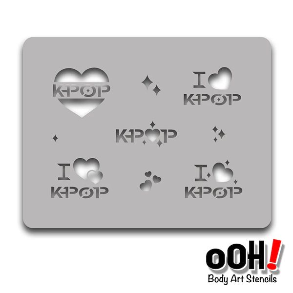 oOh Bodyart Plantilla K-Pop