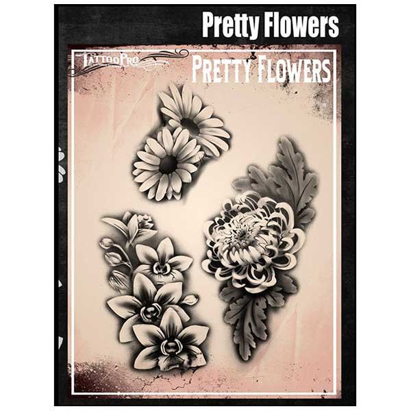 Wiser Airbrush Tattoo Pretty Flowers