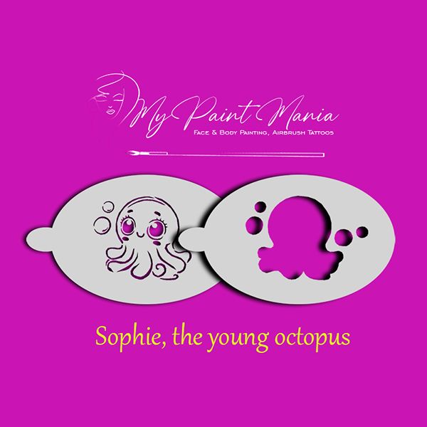 Plantilla Facepainting Sophie La Joven Pulpo