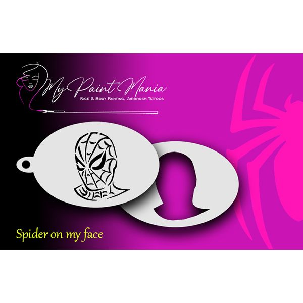 Plantilla Facepainting Spiderman