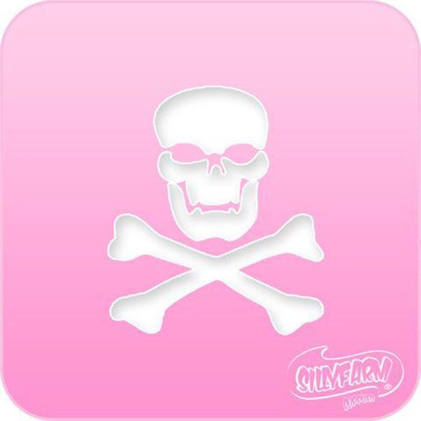 Silly Farm Stencil Calavera