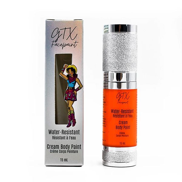 GTX Water Resistant Facepaint Neon Orange Tangelo