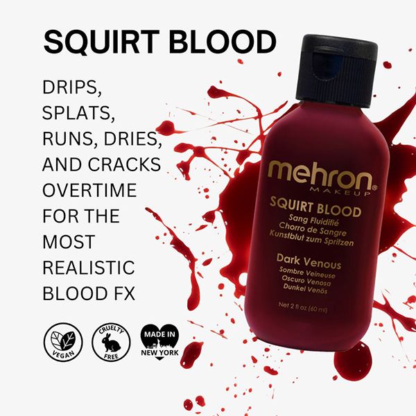 Mehron Squirt Sangre Rojo Oscuro 60ml