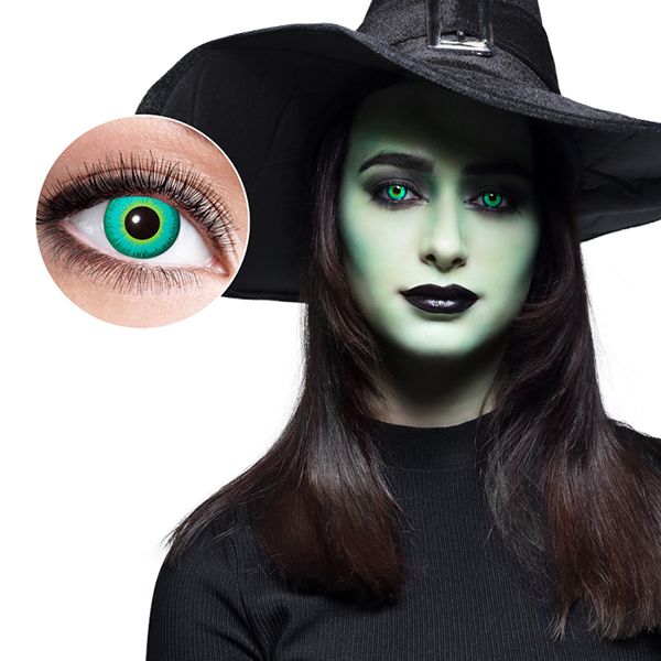 Lentes de colores de brujería